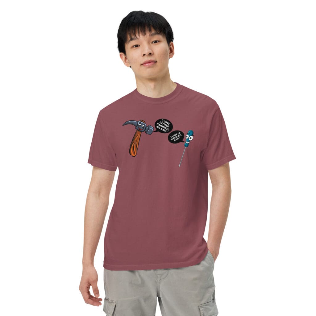 Hammered and Screwed Men’s T-Shirt - photo 12