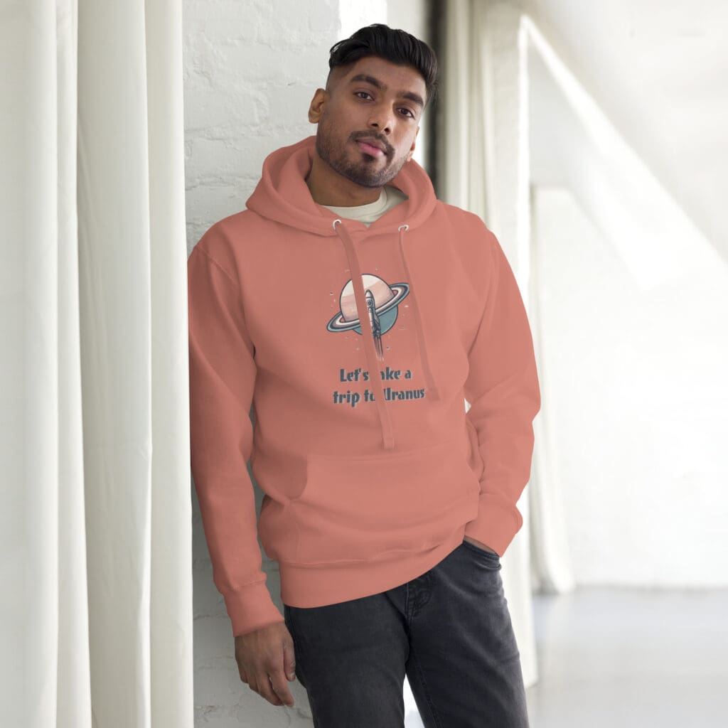 Trip to Uranus Unisex Hoodie - photo 2