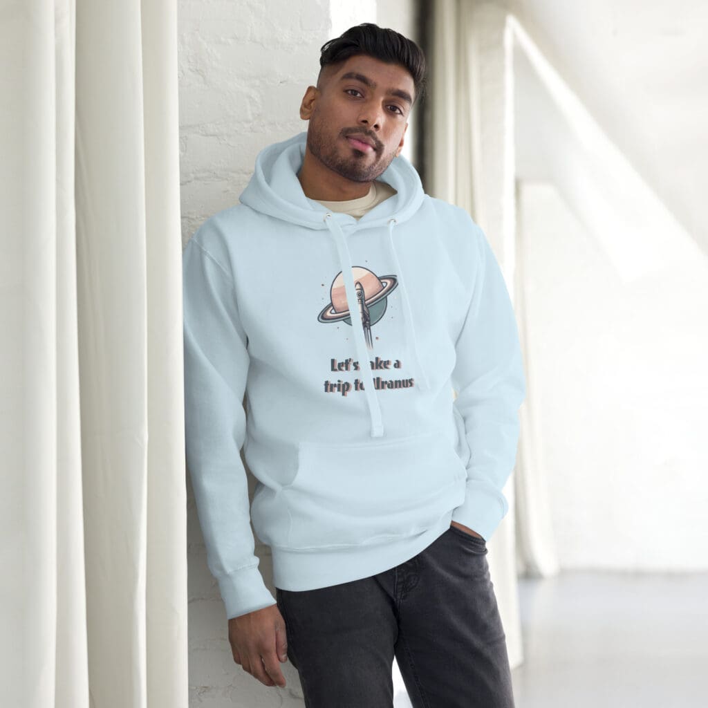 Trip to Uranus Unisex Hoodie - photo 4