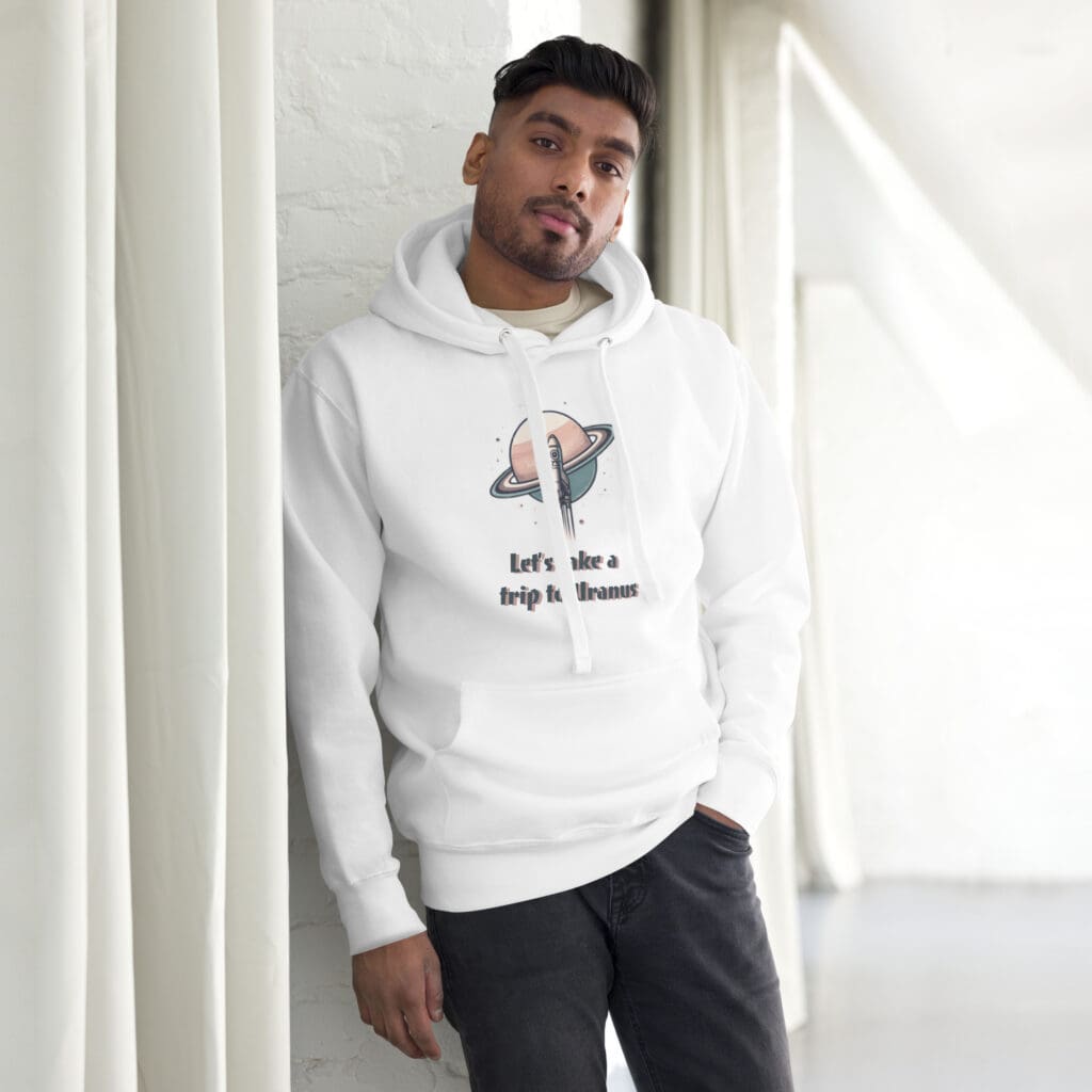 Trip to Uranus Unisex Hoodie - photo 5