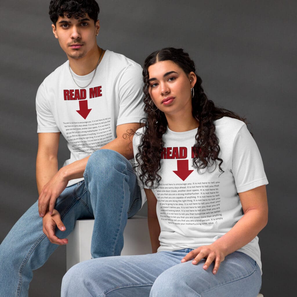 Read Me - Waste Your Time Unisex t-shirt - photo 2