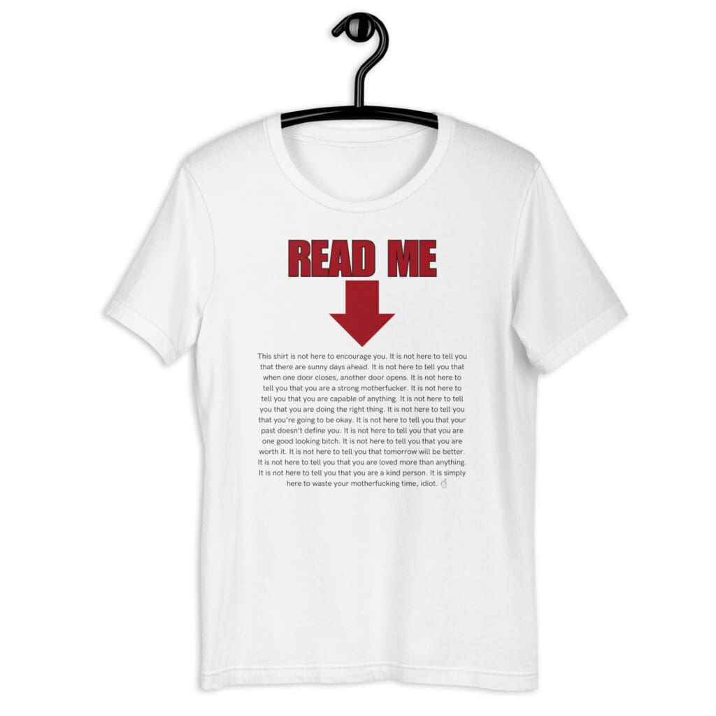 Read Me - Waste Your Time Unisex t-shirt - photo 5