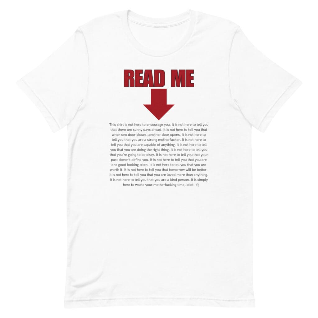 Read Me - Waste Your Time Unisex t-shirt - photo 6